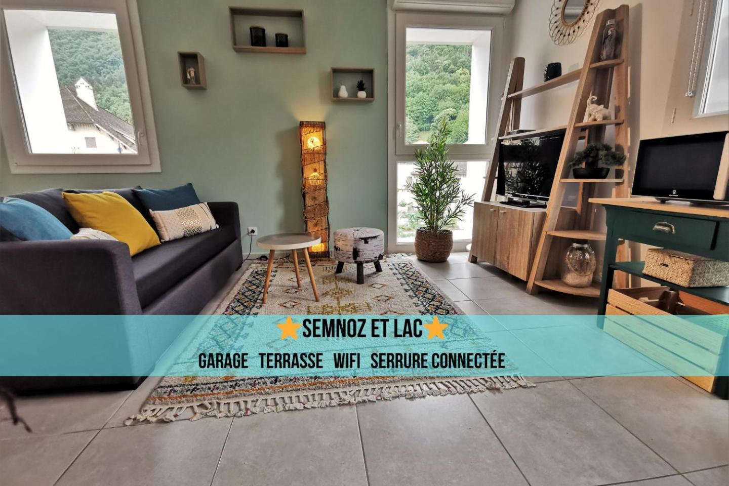 Semnoz & Lac - Wifi - Parking - Netflix - Balcon - Centre-Ville Sevrier Bagian luar foto
